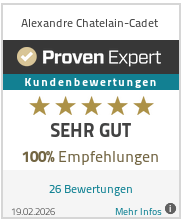 Proven Expert Siegel für Alexandre Chatelain-Cadet
